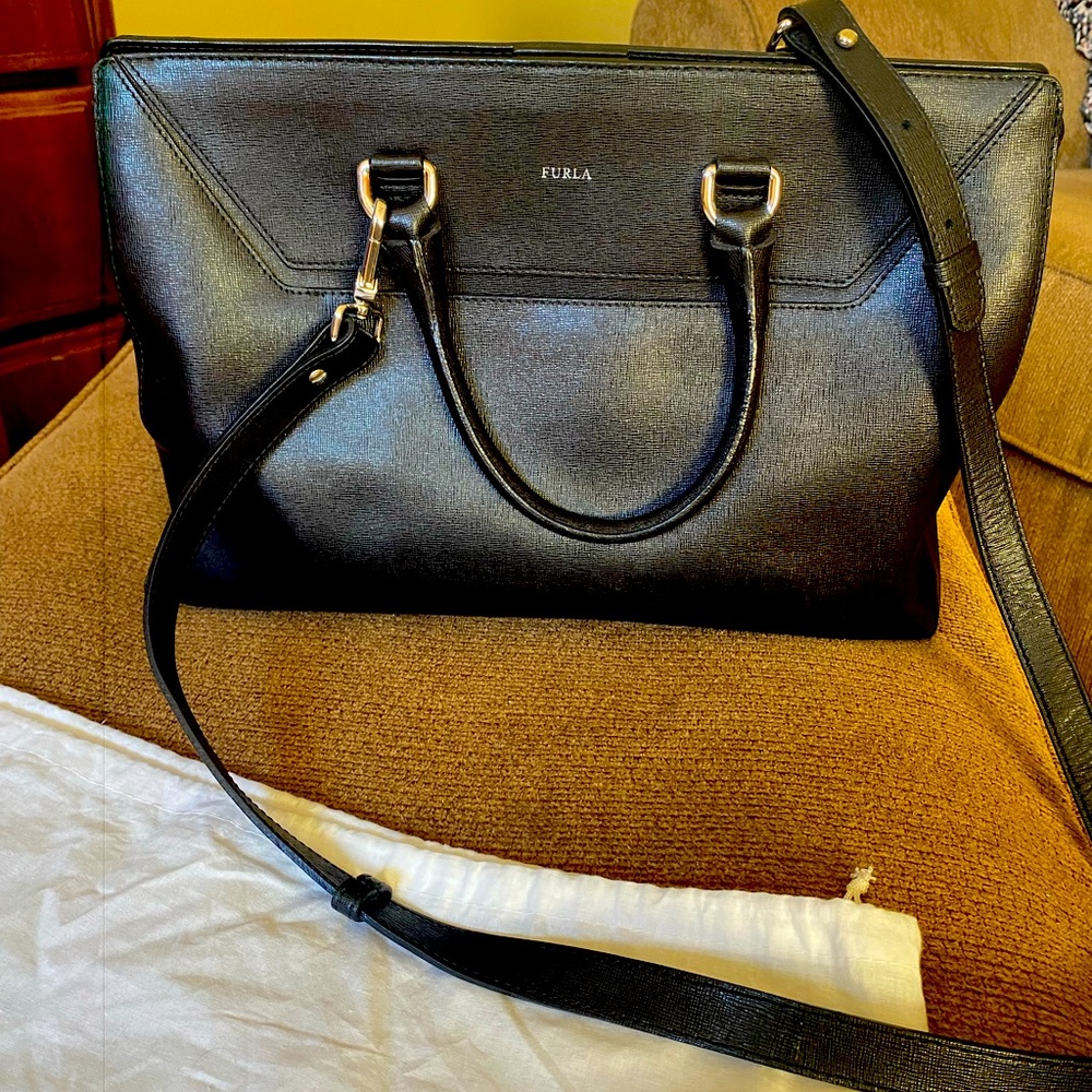 Black Furla Bag.